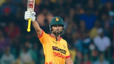 Sikandar Raza smashed his century in just 33 deliveries. (Files) Sikandar Raza smashed his century in just 33 deliveries. (Files)