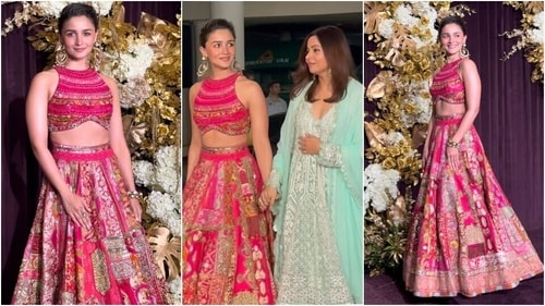 Alia Bhatt with Shaheen Bhatt at ManishMalhotra's Diwali party. Alia Bhatt with Shaheen Bhatt at ManishMalhotra's Diwali party.