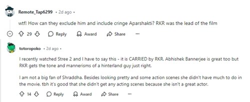Netizens complain about Rajkummar Rao's absence in Stree 2 promos Netizens complain about Rajkummar Rao's absence in Stree 2 promos