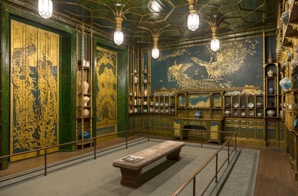 The Peacock Room (1887), by James McNeill Whistler and Thomas Jeckyll. (Smithsonian's Freer and Sackler Galleries/Wikimedia Commons) The Peacock Room (1887), by James McNeill Whistler and Thomas Jeckyll. (Smithsonian's Freer and Sackler Galleries/Wikimedia Commons)