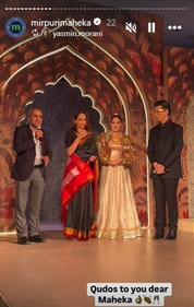 Maheka Mirpuri thanked Karan Johar for supporting Tata Memorial Hospital's fundraising event. Maheka Mirpuri thanked Karan Johar for supporting Tata Memorial Hospital's fundraising event.