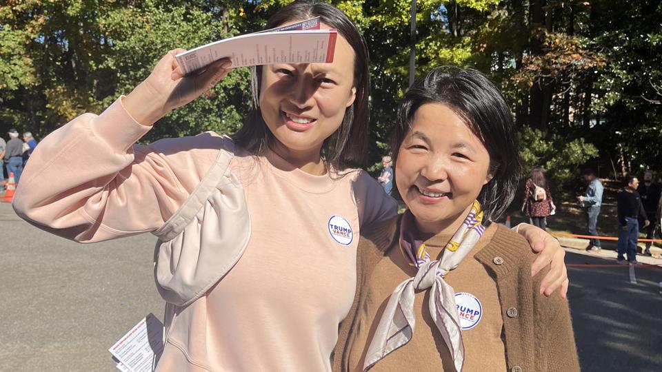 Esther and Ellen, who migrated from China in 2014 and were Christian evangelists, hailed Trump as a leader of courage.  (HT)