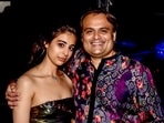 Vasundhara Oswal with her father, billionaire Pankaj Oswal.
