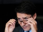 Canadian PM Justin Trudeau's rating touched an all-time low.(REUTERS)