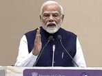 PM Modi said in an X post that he was "anguished" by the loss of lives in the Bengaluru building collapse tragedy amid heavy rain. (ANI photo)