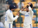 India's Rohit Sharma and Kuldeep Yadav India's Rohit Sharma and Kuldeep Yadav