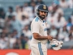 Rohit Sharma was out for a duck Rohit Sharma was out for a duck