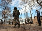 The attack comes just hours after terrorists shot at and injured a labourer in the Batgund Tral area of Pulwama district.