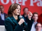 Kamala Harris tells crowd ‘I love Gen Z,’ netizens fume (Photo by KAMIL KRZACZYNSKI / AFP)