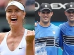Maria Sharapova and the Bryan brothers will be inducted into the Tennis Hall of Fame.
