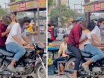 In the dramatic video, two men on a bike stop near a street food vendor in Muzaffarnagar's Khatauli and kidnap a man eating chaat.