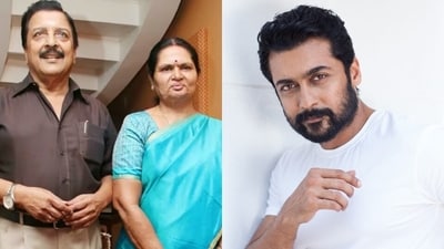 Suriya is actor Sivakumar and Lakshmi's son, he spoke about his first film in a recent interview. Suriya is actor Sivakumar and Lakshmi's son, he spoke about his first film in a recent interview.