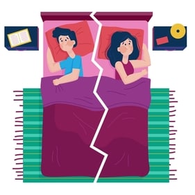 45% of men prefer sleeping separately for better rest on vacations (Freepik) 45% of men prefer sleeping separately for better rest on vacations (Freepik)