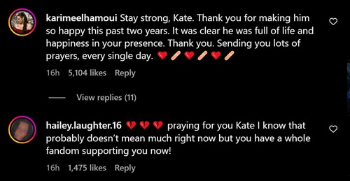 The outpouring of love was heartwarming The outpouring of love was heartwarming