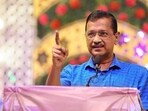 AAP national convener Arvind Kejriwal during the party's office-bearers' meeting, in New Delhi.