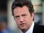 Actor Matthew Perry arrives at the Los Angeles premiere of 17 Again at the Grauman's Chinese Theater in Hollywood, California, April 14, 2009. 