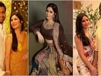 Katrina Kaif's dazzling ethnic ensembles for Diwali celebrations over the years. Katrina Kaif's dazzling ethnic ensembles for Diwali celebrations over the years.