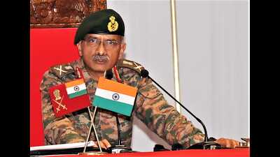 Almost 720 terrorists have been eliminated in the past five years in Jammu and Kashmir and the figures of residual terrorists as of today stands around 130, said Northern Command chief Lt Gen MV Suchindra Kumar on Friday. (HT Photo) Almost 720 terrorists have been eliminated in the past five years in Jammu and Kashmir and the figures of residual terrorists as of today stands around 130, said Northern Command chief Lt Gen MV Suchindra Kumar on Friday. (HT Photo)