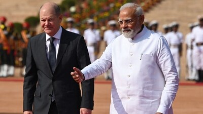 Scholz and PM Modi will both chair the Intergovernmental Consultations (IGC) on October 25 (AFP) Scholz and PM Modi will both chair the Intergovernmental Consultations (IGC) on October 25 (AFP)