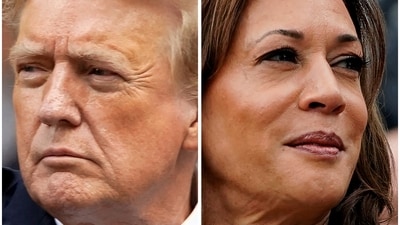 Former U.S. President Donald Trump in New York City, U.S. May 30, 2024 and U.S. Vice President Kamala Harris in Washington, U.S., July 22, 2024 in a combination of file photos. REUTERS/Eduardo Munoz, Nathan Howard/File Photo (REUTERS)