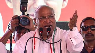 In his post, Kharge pointed out the prise rise of vegetables between October 2023-2024. (ANI photo) In his post, Kharge pointed out the prise rise of vegetables between October 2023-2024. (ANI photo)