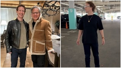 The style evolution of the Meta founder has continued, and now his wardrobe features relaxed-fit crewneck tops, leather jackets, cashmere sweaters, and fitted denim jeans. The style evolution of the Meta founder has continued, and now his wardrobe features relaxed-fit crewneck tops, leather jackets, cashmere sweaters, and fitted denim jeans. 
