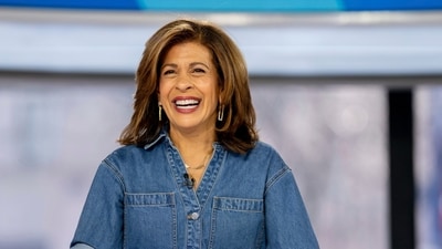 This image released by NBC shows Hoda Kotb on the set of the "Today" show in New York on Feb. 29, 2024. (Nathan Congleton/NBC via AP) (AP) This image released by NBC shows Hoda Kotb on the set of the "Today" show in New York on Feb. 29, 2024. (Nathan Congleton/NBC via AP) (AP)