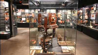 The antique camera collection at the Museo Camera Museum on Shri Ganesh Mandir Marg in Gurugram Sector 28. (Parveen Kumar/HT Photo) The antique camera collection at the Museo Camera Museum on Shri Ganesh Mandir Marg in Gurugram Sector 28. (Parveen Kumar/HT Photo)