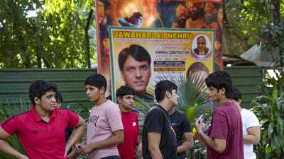 Wrestlers selected for the World Championships at Union Sports Minister Mansukh Mandaviya’s residence in New Delhi on Friday. (PTI) Wrestlers selected for the World Championships at Union Sports Minister Mansukh Mandaviya’s residence in New Delhi on Friday. (PTI)