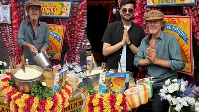 British vendor brought Kolkata's jhalmuri to London, delighting foodies with its vibrant flavours. (Instagram/explorewithrehans) British vendor brought Kolkata's jhalmuri to London, delighting foodies with its vibrant flavours. (Instagram/explorewithrehans)