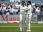 India's Virat Kohli talks with his captain Rohit Sharma (R) during the second day of the second Test cricket match between India and New Zealand at the Maharashtra Cricket Association Stadium in Pune on October 25, 2024 India's Virat Kohli talks with his captain Rohit Sharma (R) during the second day of the second Test cricket match between India and New Zealand at the Maharashtra Cricket Association Stadium in Pune on October 25, 2024
