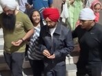 Diljit Dosanjh inside the Bangla Sahib in Delhi. Diljit Dosanjh inside the Bangla Sahib in Delhi.