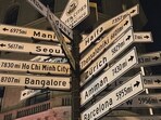 'Bangalore' sign board in San Francisco..