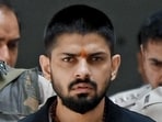 Jailed gangster Lawrence Bishnoi. (REUTERS) Jailed gangster Lawrence Bishnoi. (REUTERS)