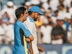 Pune: India's captain Rohit Sharma and head coach Gautam Gambhir after New Zealand won the second test cricket match against India Pune: India's captain Rohit Sharma and head coach Gautam Gambhir after New Zealand won the second test cricket match against India
