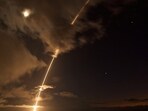 Representative image - Missile being intercepted by defense system