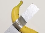 Artist Maurizio Cattelan's surprise artwork "Comedian" was first released in 2019. (X)