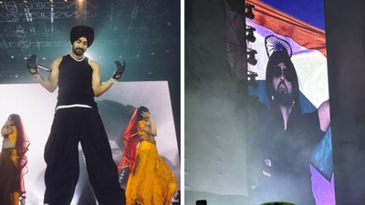 Diljit Dosanjh won over Delhi with his performance on Saturday. Diljit Dosanjh won over Delhi with his performance on Saturday.