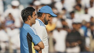 India head coach Gautam Gambhir and captain Rohit Sharma after the loss against New Zealand in Pune. (PTI) India head coach Gautam Gambhir and captain Rohit Sharma after the loss against New Zealand in Pune. (PTI)