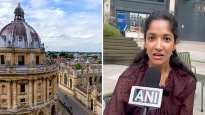 The image shows Lakshmi Balakrishnan from Tamil Nadu, who accused Oxford University of racial bias. (X/@ANI, screengrab) The image shows Lakshmi Balakrishnan from Tamil Nadu, who accused Oxford University of racial bias. (X/@ANI, screengrab)