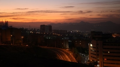 A general view of Tehran after several explosions were heard, in Tehran, Iran, (Reuters)