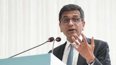 CJI DY Chandrachud recalled his journey with AIR, reflecting on childhood memories and broadcasting experiences. (PTI)