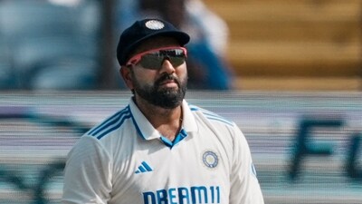India's captain Rohit Sharma on the third day of the second Test against New Zealand (PTI) India's captain Rohit Sharma on the third day of the second Test against New Zealand (PTI)