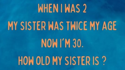 A brain teaser shared on Threads asked about ages, sparking humorous debates among users. (Threads/@ellis_puzzles) A brain teaser shared on Threads asked about ages, sparking humorous debates among users. (Threads/@ellis_puzzles)