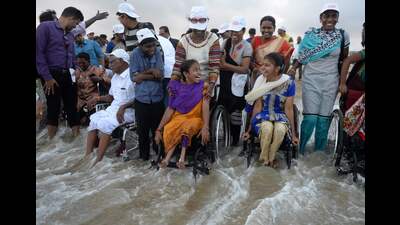 The Court came down heavily on the harsh and oppressive portrayal of PwDs in popular culture, which has reinforced societal stigma. It emphasised the principles of dignity, autonomy and non-discrimination, affirmed by the United Nations Convention on Rights of People with Disabilities (UNCRPD) as human rights. / AFP PHOTO / ARUN SANKAR (AFP) The Court came down heavily on the harsh and oppressive portrayal of PwDs in popular culture, which has reinforced societal stigma. It emphasised the principles of dignity, autonomy and non-discrimination, affirmed by the United Nations Convention on Rights of People with Disabilities (UNCRPD) as human rights. / AFP PHOTO / ARUN SANKAR (AFP)