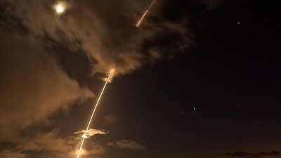 Representative image - Missile being intercepted by defense system (REUTERS)