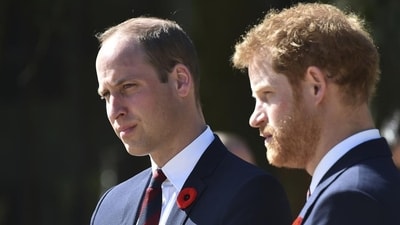 A file photo of Prince William, left, and Prince Harry. (AP) A file photo of Prince William, left, and Prince Harry. (AP)