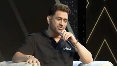 MS Dhoni in an interview with Tanmay Bhat. (Screengrab) MS Dhoni in an interview with Tanmay Bhat. (Screengrab)