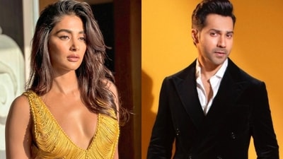 Pooja Hegde and Varun Dhawan