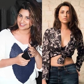 Parineeti Chopra before and after. Parineeti Chopra before and after.